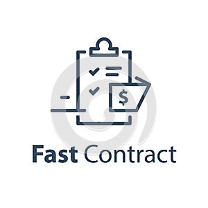 Fast document registration, contract creation, financial compensation claim, legal services