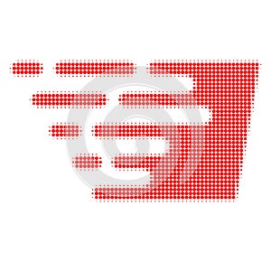 Fast Effect Halftone Dotted Icon