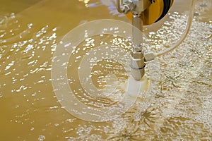 Fast extreme cnc automatic waterjet cutting machine working with sheet metal