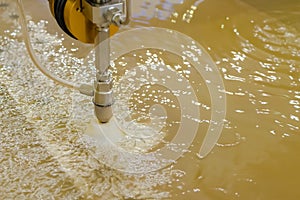 Fast extreme cnc automatic waterjet cutting machine working with sheet metal