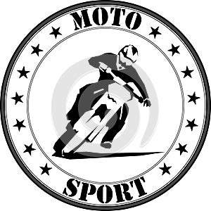 fast extreme sport bike vector eps10 illustration icon