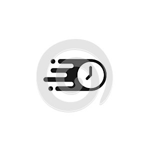 Fast flat mail icon