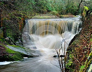 Waterfalls on Pendle Water