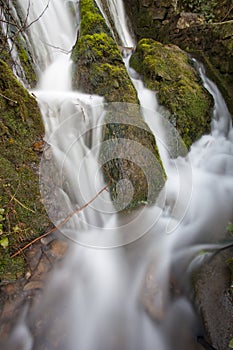 Fast Flowing waterfall