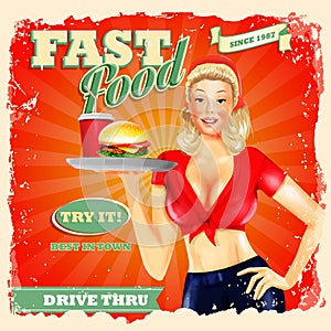 Fast food blonde vintage