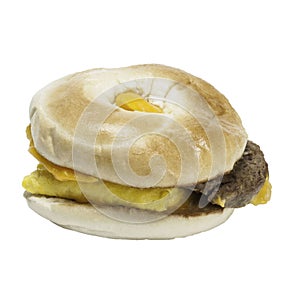 Fast food breakfast sandwich