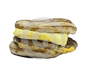 Fast food breakfast sandwich