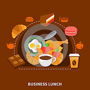 Fast Food Business Lunch Menu Poster