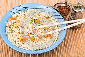 Fast food. Chinese instant noodles