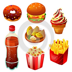 Fast food collection set element