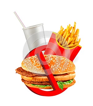 Fast food danger label