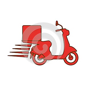 fast food delivery icon