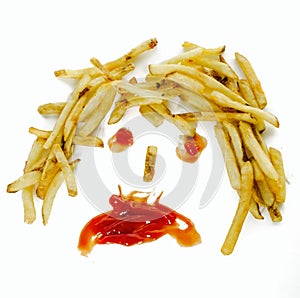 Fast food health concept image