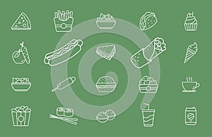 Fast Food Icons 01
