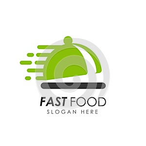 fast food logo design. food delivery logo