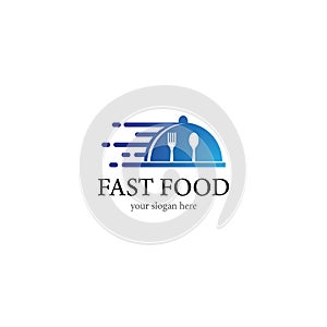 Fast food logo template