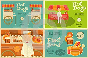 Fast Food Mini Posters