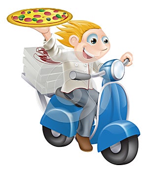 Fast food pizza delivery