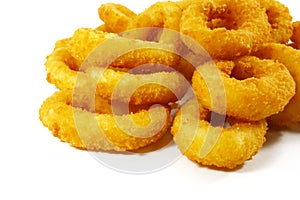 Fast Food Popular Side Dish of Onion Rings