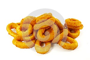 Fast Food Popular Side Dish of Onion Rings