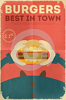 Fast food poster