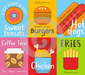 Fast Food Posters Collection