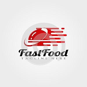 Fast food vector logo design,food icon
