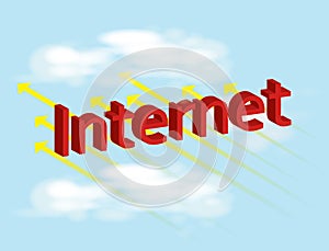 Fast Internet concept