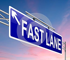 Fast lane concept.