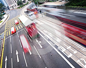 Fast moving bus