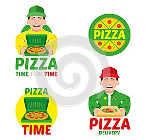Fast pizza delivery set
