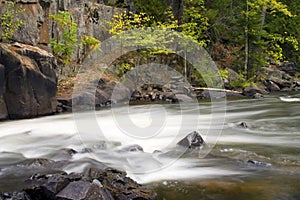 Fast River Rapids Cascade