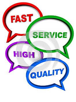 Fast service high quality