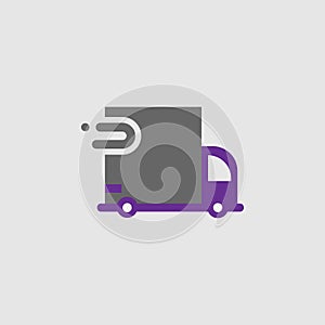Fast, shipping icon. Element of Delivery and Logistics icon for mobile concept and web apps. Detailed Fast, shipping icon can be