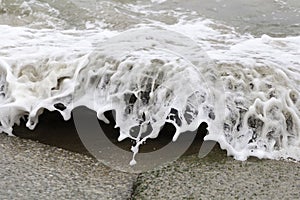 Fast shutter speed on waves at port noarlunga beach photo