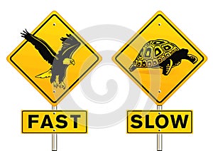 Fast and slow sign