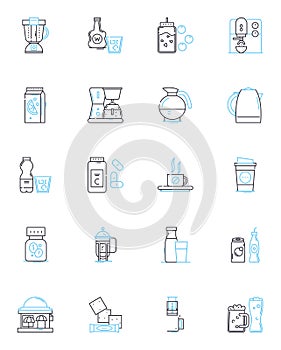 Fast and speedy linear icons set. Swift, Fleet, Quick, Rapid, Accelerated, Hurried, Rushing line vector and concept