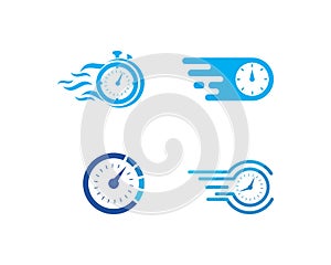 Fast Time logo vector