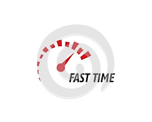 Fast Time logo vector
