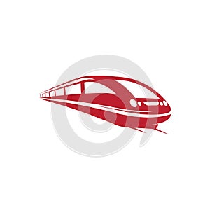 Fast Train icon vector illustration design