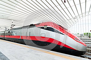 Fast train in Italy