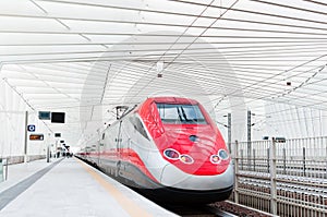 Fast train in Italy