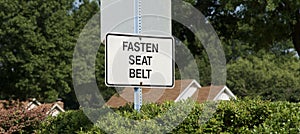 Fasten Seat Belt Sign