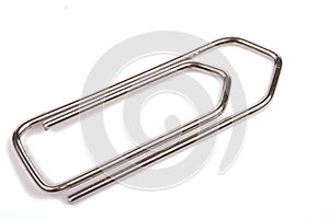 Fastener (paper clip) isolated