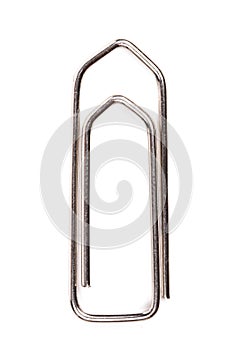 Fastener (paper clip) isolated