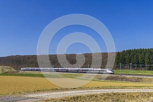 Fastest train TGV in Northern France