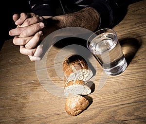 Fasting for bread and water