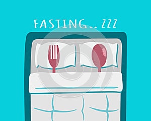 Fasting time stop eating food