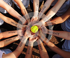 Fastpitch Softball Motivation Circle photo