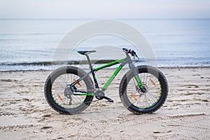 Fat bike on beach